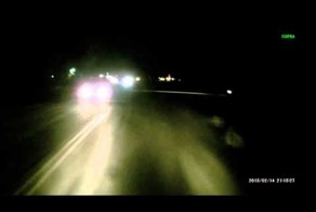 Выехал под автобус 