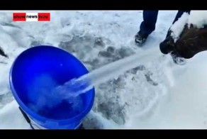 В деревню вода подаётся по интернету