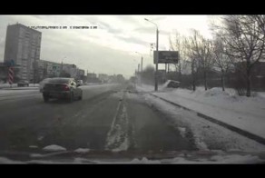 Вылетел с дороги