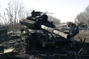 Подробности встречного танкового боя под Дебальцево в ночь на 18.02.15
