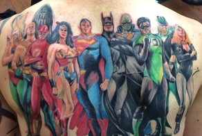 Тату поклонников кино, мультов и игр