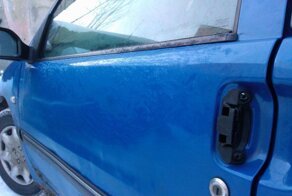 Креативный ремонт ручки на Peugeot 106 (6 фото)