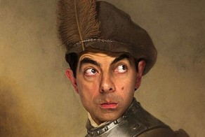 Мистер Бин на старинных полотнах