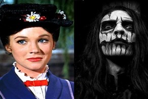 Мэри Поппинс в стиле Death Metal