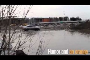 Приора в луже