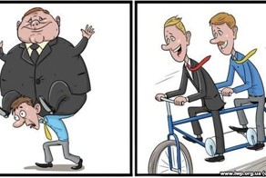 Пропаганда для населения Райхскомісаріат Україна в картинках