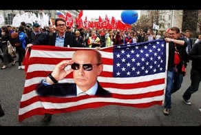 Митинг в США - Путина в президенты США