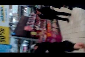 Быдло-охрана магазина устроила беспредел