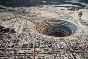 Заброшенная алмазная шахта Мирная