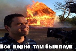 Мексиканский рабочий заснял жуткое заброшенное помещение с пауками