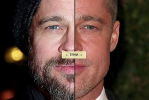 Голливудские мужики с бородой и без (17 фото)