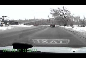 Chery перевернулся
