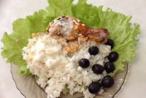 Куриные ножки с рисом