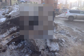 В Уфе снегоуборщики убрали снег вместе с машиной