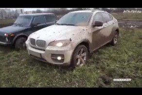 БМВ Х6 против Нивы