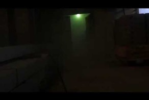 Туман от резкого перепада температуры в цехе