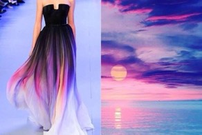 Платья, на которые вдохновила сама природа