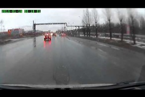 Подрезал Хонду 