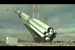 Вывоз РКН &quot;Протон-М&quot; с КА &quot;Экспресс-АМ7&quot;