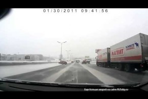 Не Управляемый занос на Гололеде