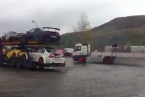 Невероятный дрифт на грузовике