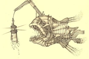 Рисунки в стиле стимпанк 