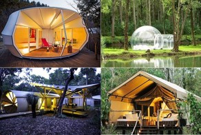 Glamping: эффектные и комфортные походные палатки