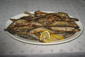 Жареная мойва