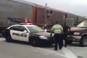 Успел отъехать