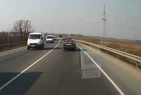 Лобовая авария в Калининграде