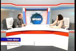 Как Монтян свидомого укроведущего по стенке размазывает.