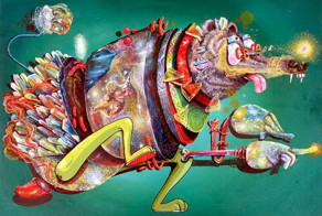 Работы иллюстратора с очень богатой фантазией