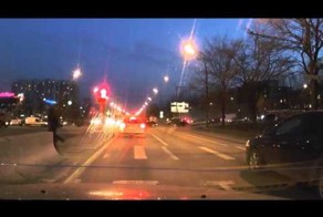 Летун на красный - ДТП в Москве 20.03.2015