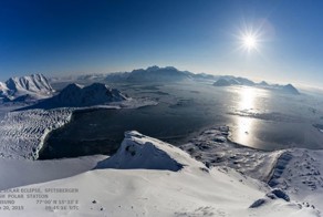Полное солнечное затмение на Шпицбергене