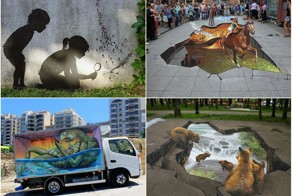 30 красочных стрит-арт работ из разных уголков Земли