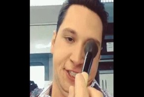 Макияж глазами мужчины