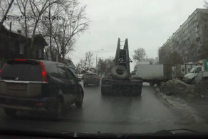 ДТП с панелевозом