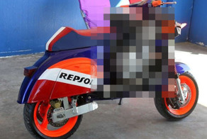 Тырчик Vespa Repsol CBR с литровым мотором