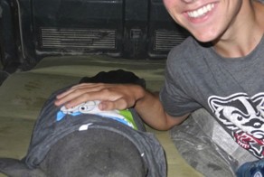 Как парень спасал ламантина