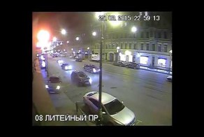 Пьяный водитель в Питере