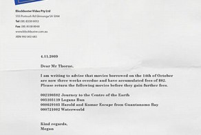 Дэвид Торн по-русски: Видеопрокат