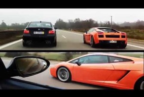 Lamborghini Gallardo vs BMW M5 E60