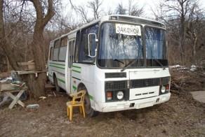 Жилье из старого автобуса
