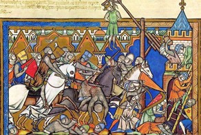 Рыцари на миниатюрах из средневековых манускриптов. Часть 1