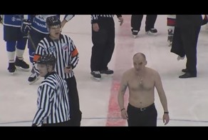 Драка тренеров ТХК - Ижсталь