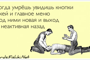 когда умрёшь увидишь кнопки окей и главное меню под...