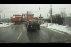 Авария на железнодорожном переезде