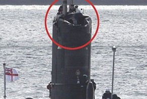 Британская атомная субмарина HMS Talent "загляделась" на маневры росси