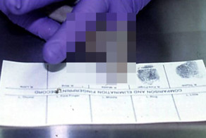 Снятие отпечатков пальцев у утопленников