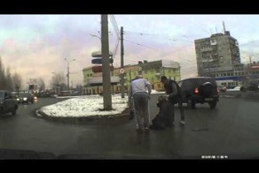 Пешеход растерялся